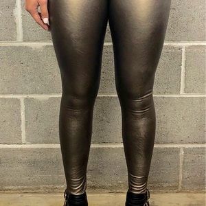 Commando Control Top Faux Leather Leggings